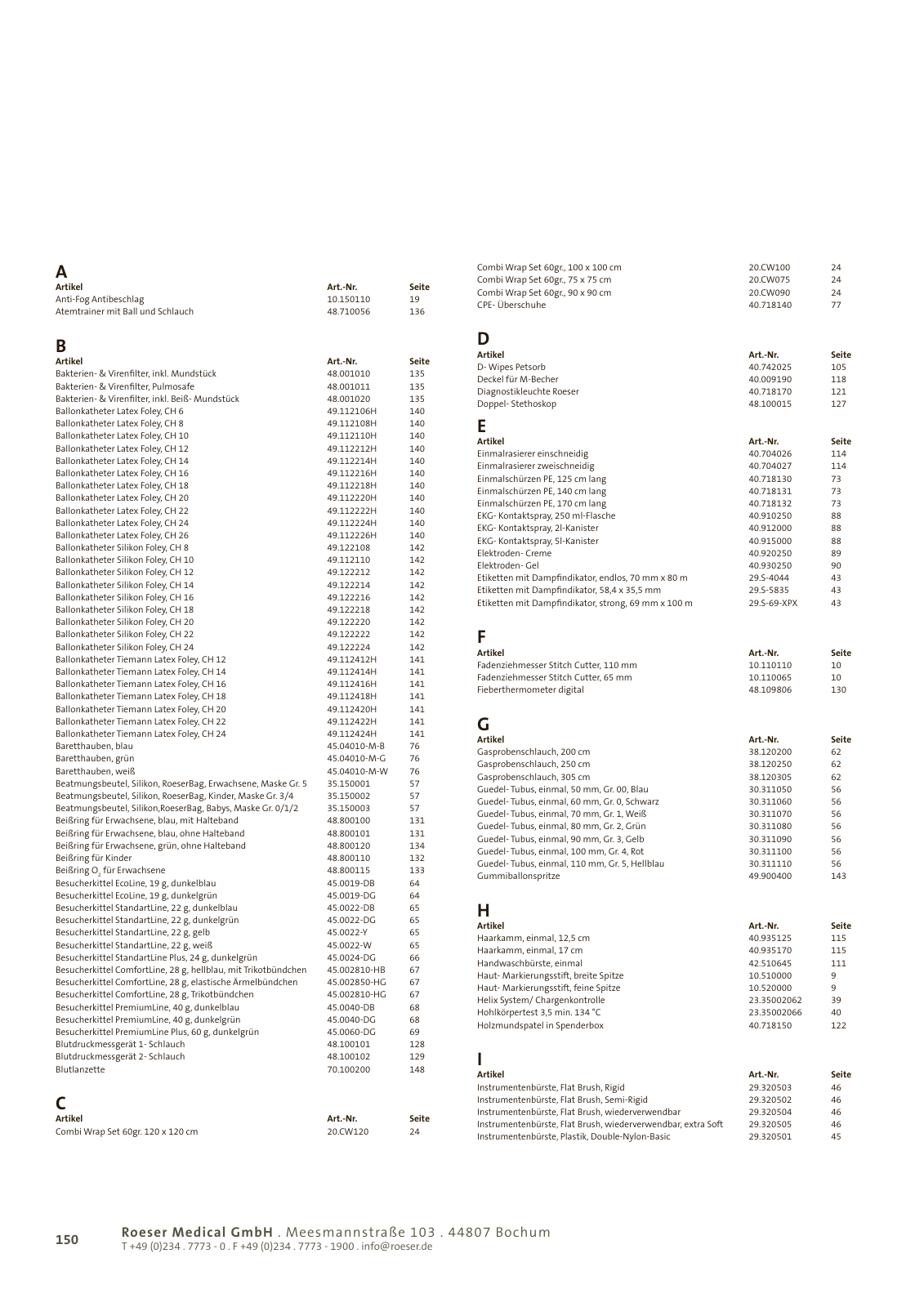 Vorschau ROESER-Katalog 1/2013 Seite 150