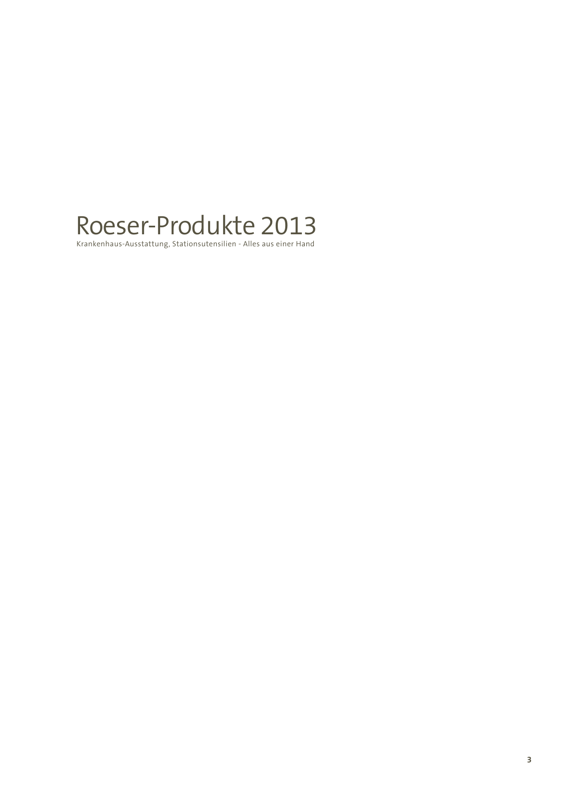 Vorschau ROESER-Katalog 1/2013 Seite 3