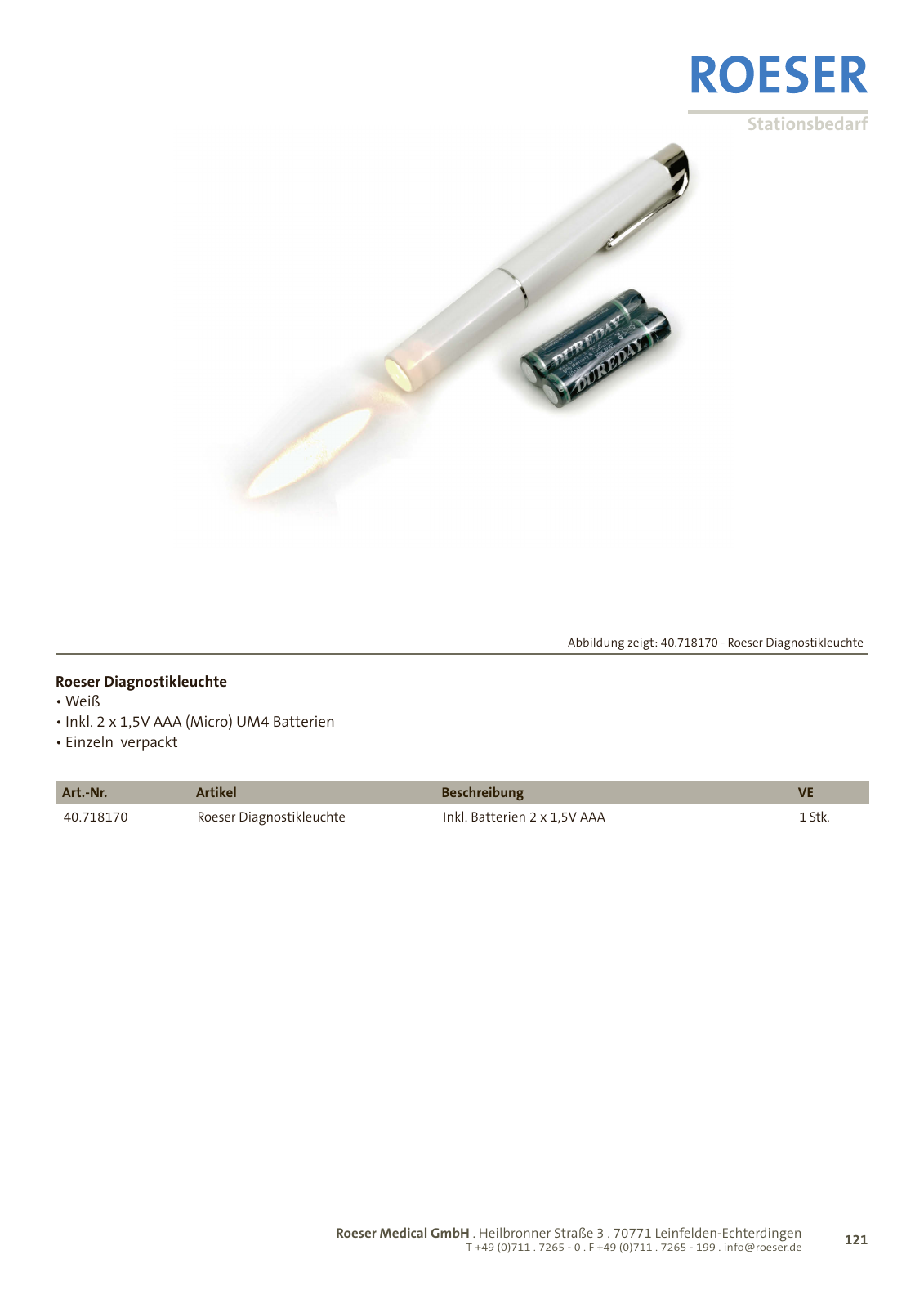 Vorschau ROESER-Katalog 1/2013 Seite 121