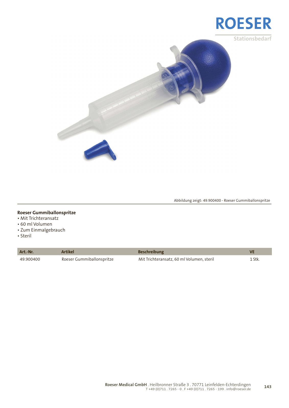 Vorschau ROESER-Katalog 1/2013 Seite 143